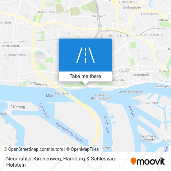 Карта Neumühler Kirchenweg