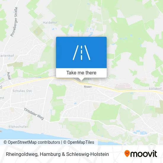 Rheingoldweg map