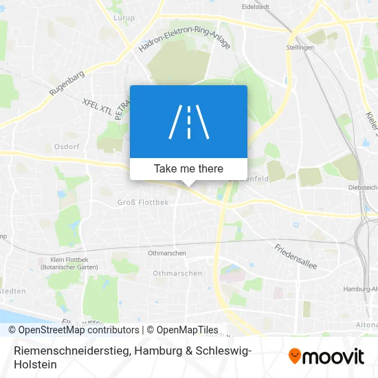 Riemenschneiderstieg map