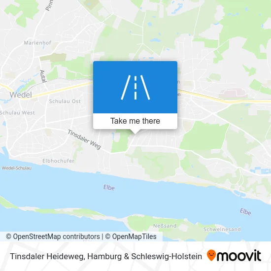 Карта Tinsdaler Heideweg