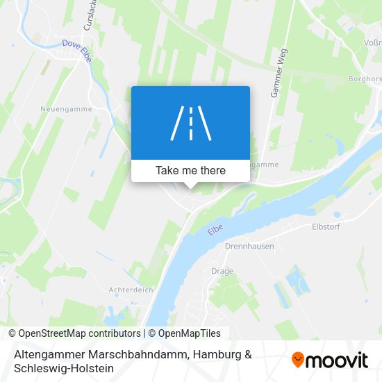 Altengammer Marschbahndamm map