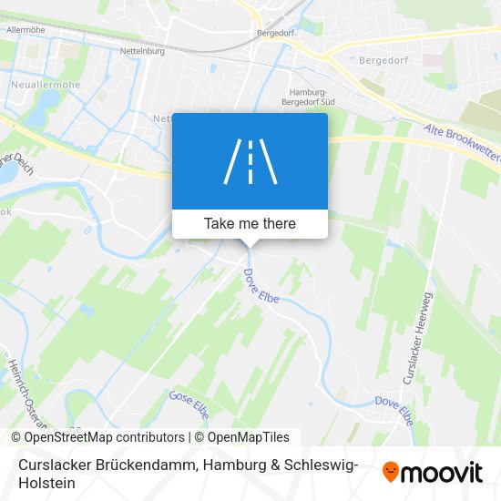 Curslacker Brückendamm map