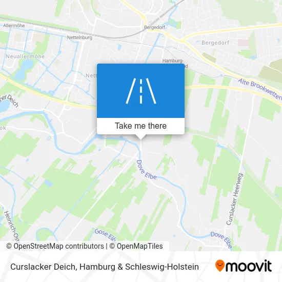 Карта Curslacker Deich