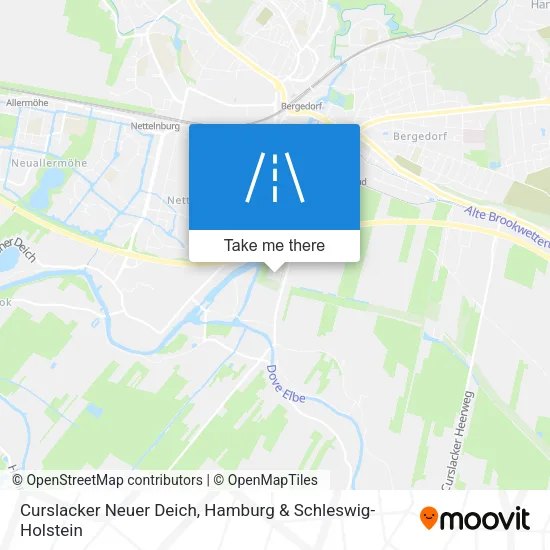 Curslacker Neuer Deich map