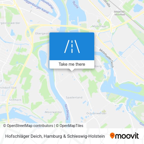 Hofschläger Deich map