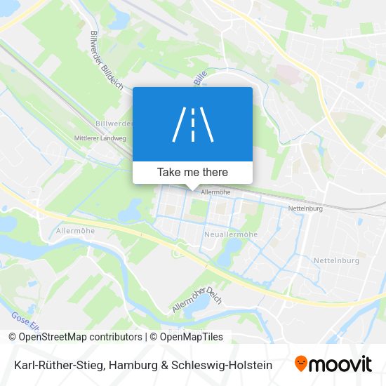 Karl-Rüther-Stieg map