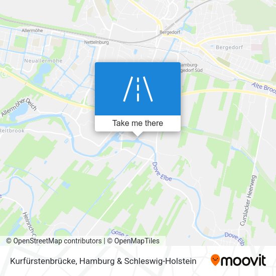 Kurfürstenbrücke map