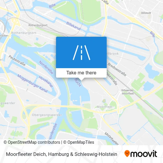 Карта Moorfleeter Deich