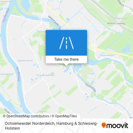 Карта Ochsenwerder Norderdeich