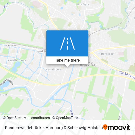 Randersweidebrücke map