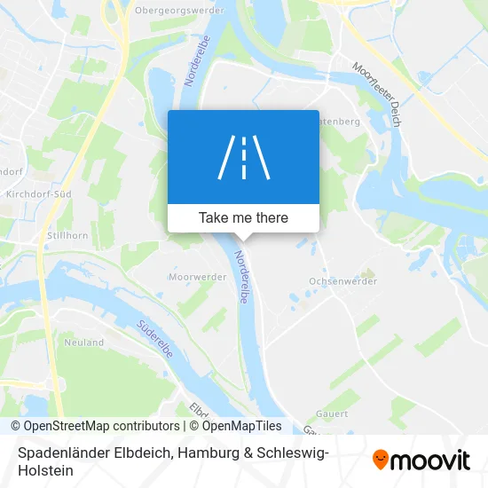 Карта Spadenländer Elbdeich