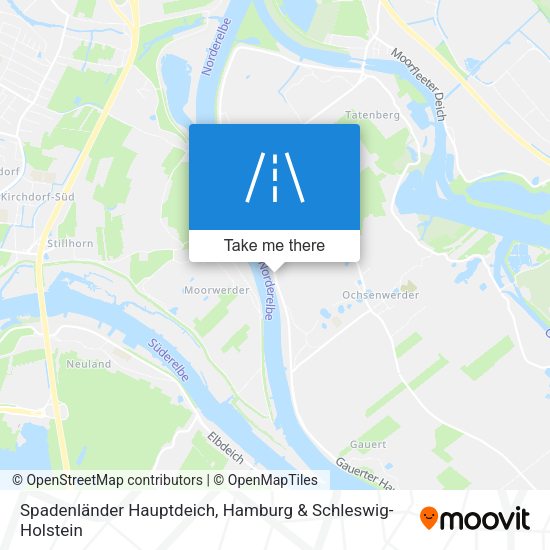 Spadenländer Hauptdeich map