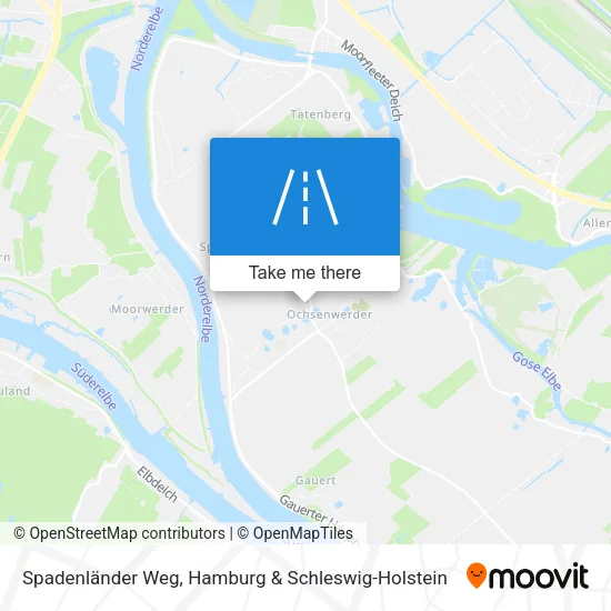 Карта Spadenländer Weg