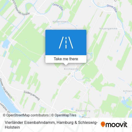 Vierländer Eisenbahndamm map