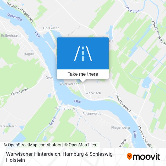 Warwischer Hinterdeich map