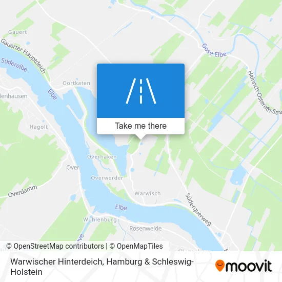 Карта Warwischer Hinterdeich