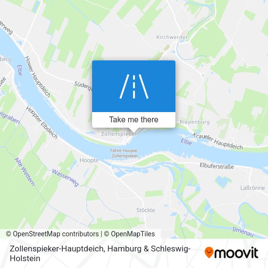 Zollenspieker-Hauptdeich map