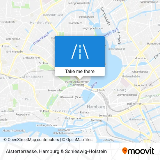 Alsterterrasse map