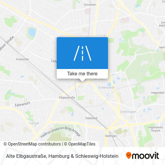 Alte Elbgaustraße map