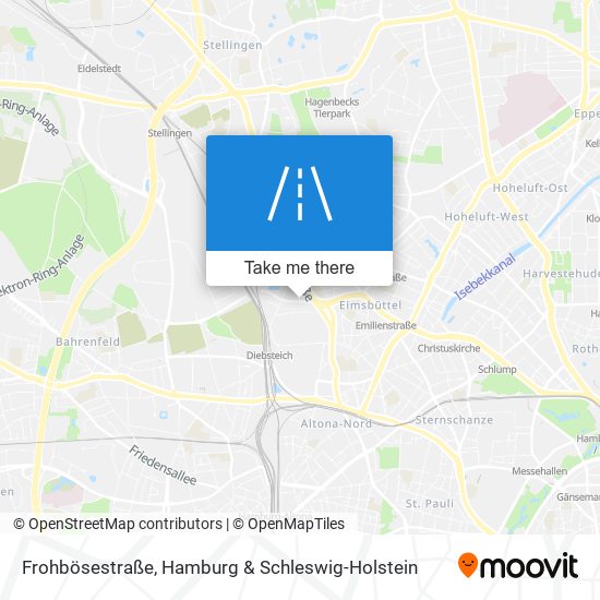 Frohbösestraße map