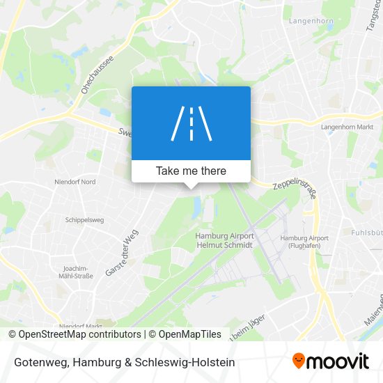 Gotenweg map