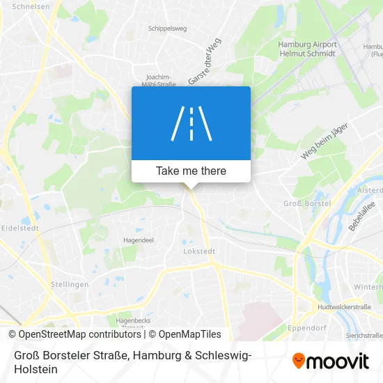Карта Groß Borsteler Straße