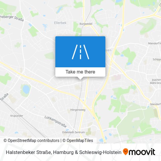 Halstenbeker Straße map