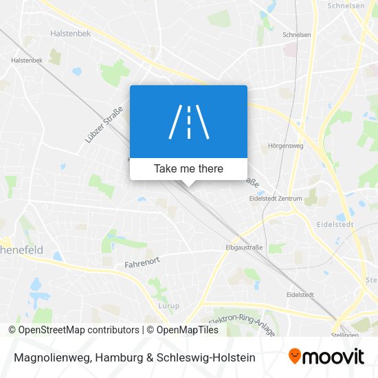 Magnolienweg map