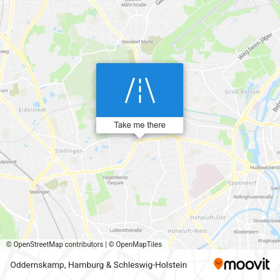 Карта Oddernskamp