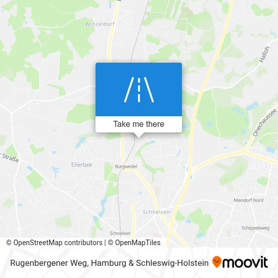 Rugenbergener Weg map