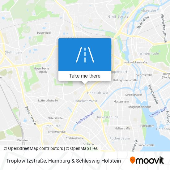 Troplowitzstraße map