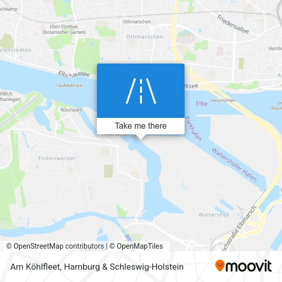 Карта Am Köhlfleet