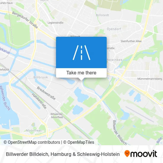 Карта Billwerder Billdeich