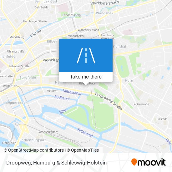 Droopweg map