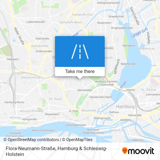 Flora-Neumann-Straße map