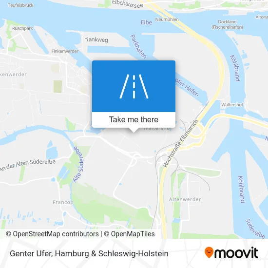 Карта Genter Ufer