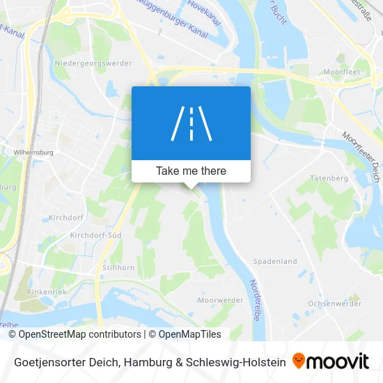 Карта Goetjensorter Deich