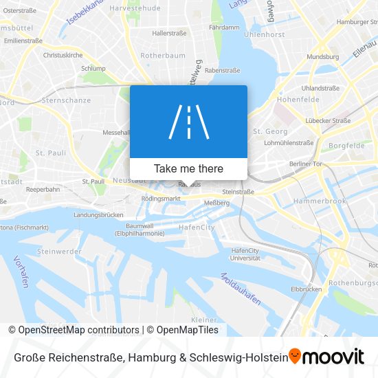 Große Reichenstraße map
