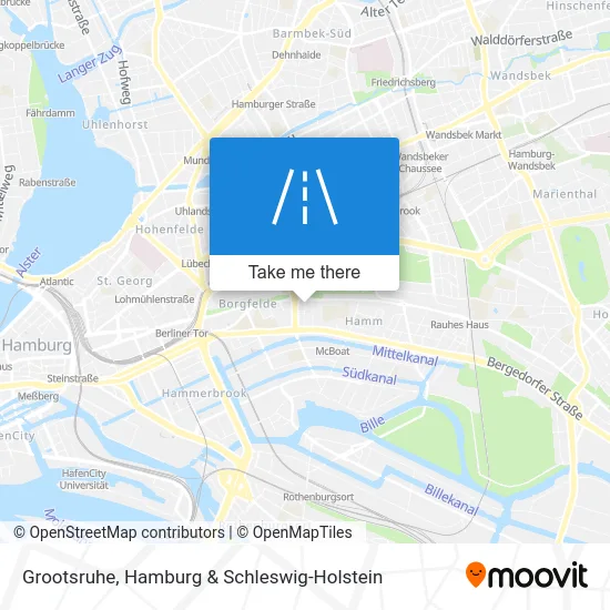 Карта Grootsruhe