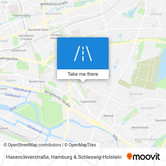 Hasencleverstraße map