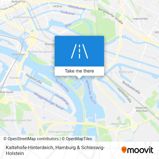 Kaltehofe-Hinterdeich map