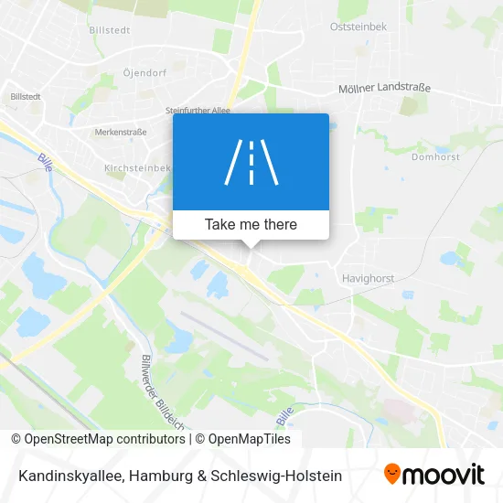 Kandinskyallee map