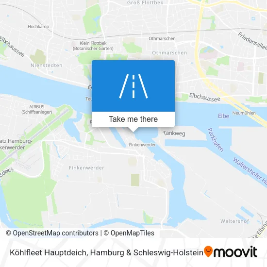 Карта Köhlfleet Hauptdeich