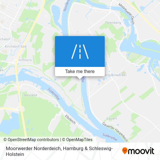 Moorwerder Norderdeich map