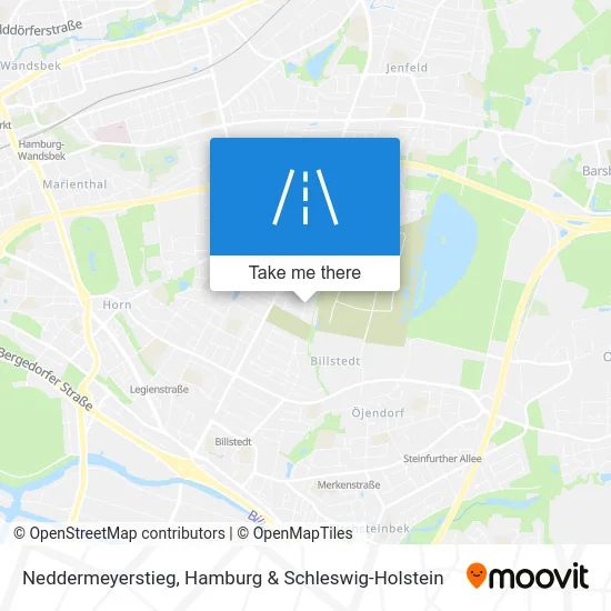 Карта Neddermeyerstieg