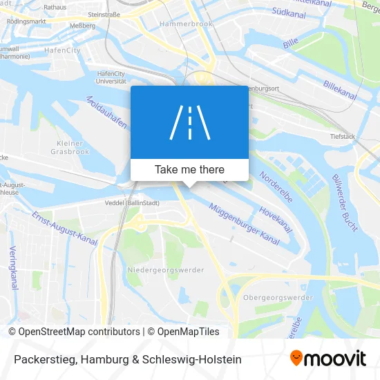 Карта Packerstieg