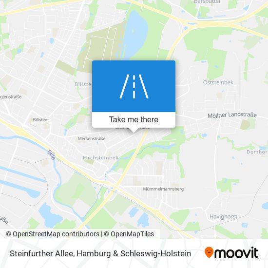 Steinfurther Allee map