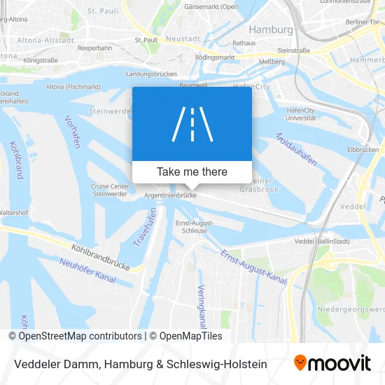 Карта Veddeler Damm