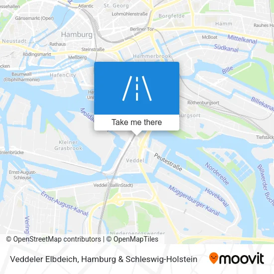 Карта Veddeler Elbdeich