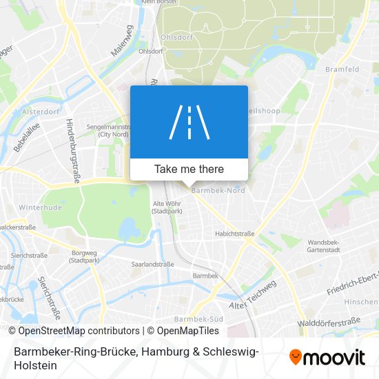 Barmbeker-Ring-Brücke map